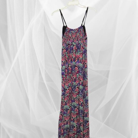Xhilaration Bustier Maxi Dress Pink Purple Black Long Floor Length MS - Picture 8 of 8